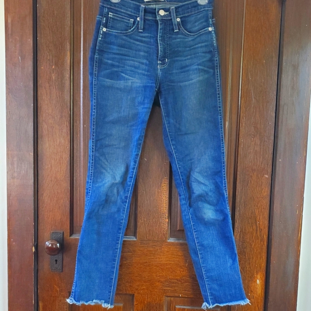 Madewell High Rise Slim Straight Jeans